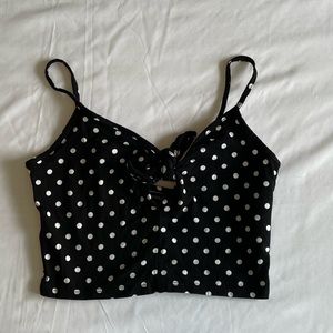 Polka Dot Crop Top